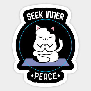 Seek Inner Peace Sticker